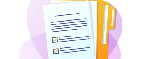 Document Vector Colorful Design